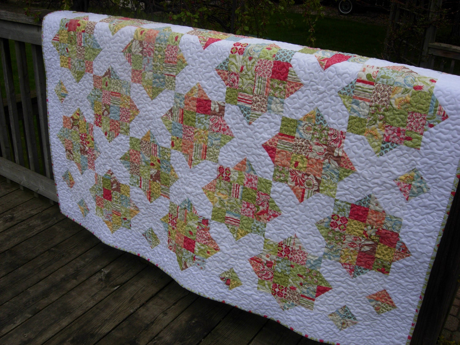 Handmade Verna Lap Quilt READY TO SHIP