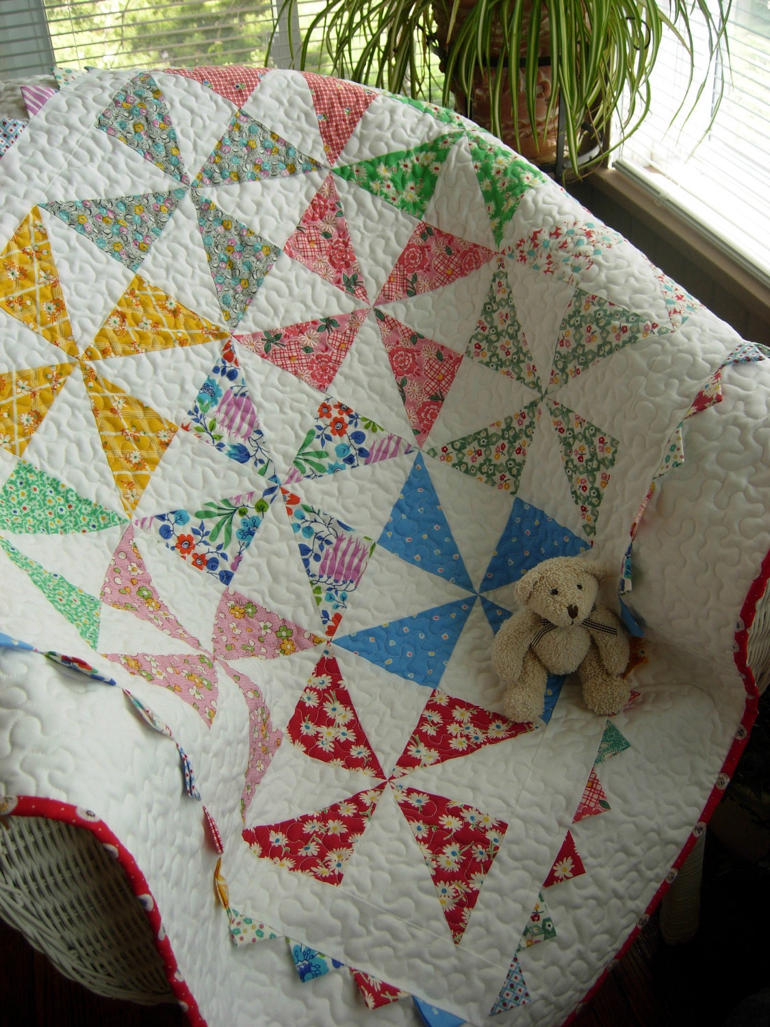 Grandma's Scrapbasket Baby Quilt