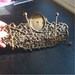 Vintage Brass Wall Plaque with HOOKS..Oak Leaf and Acorn Design..Rustic Branches..Nice Casting
