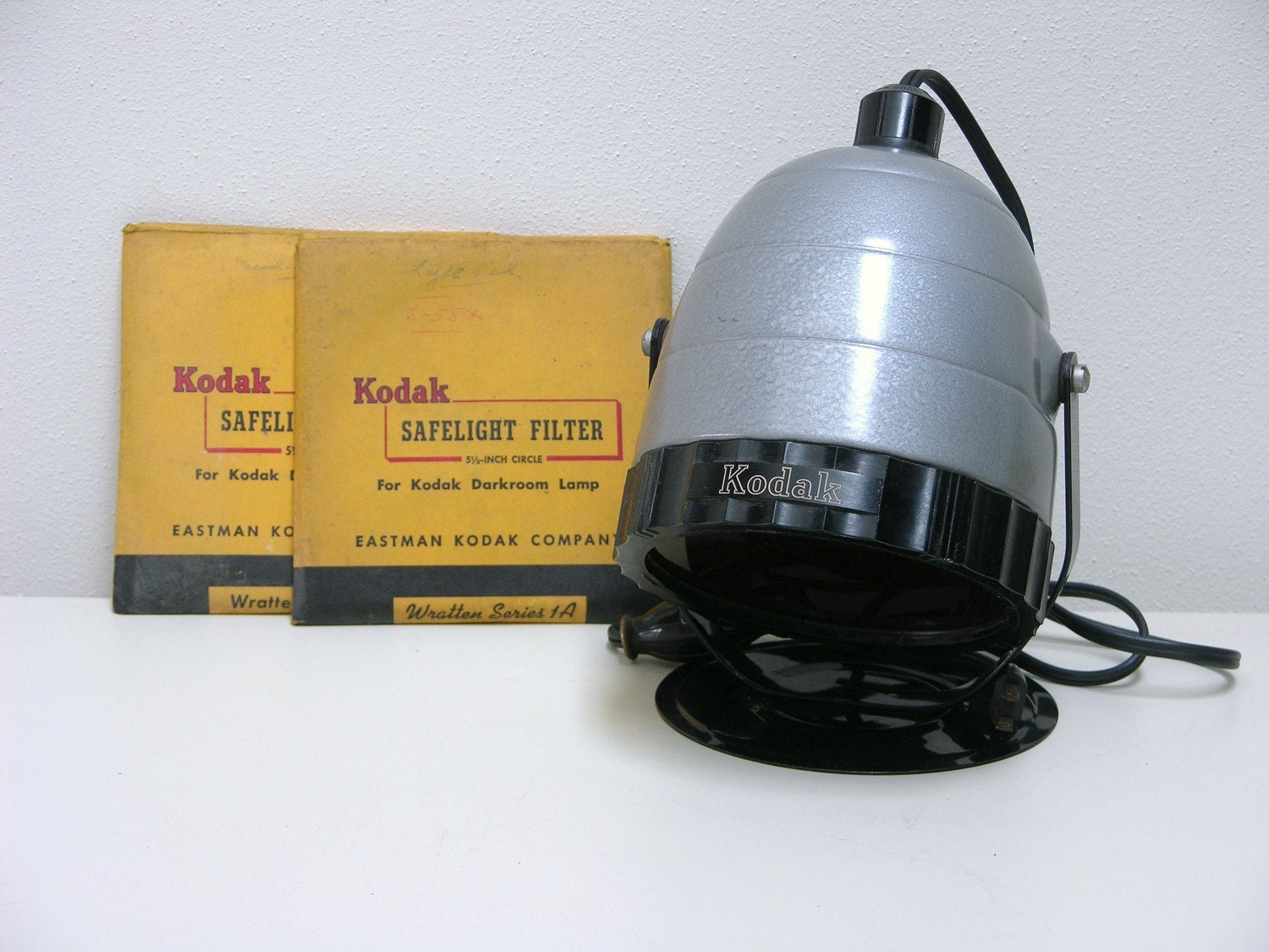 Vintage Kodak Adjustable Darkroom Safelight Lamp by arksendeavors