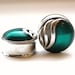 Emerald Pearl Plugs 7/8 Inch 22mm One Of A Kind