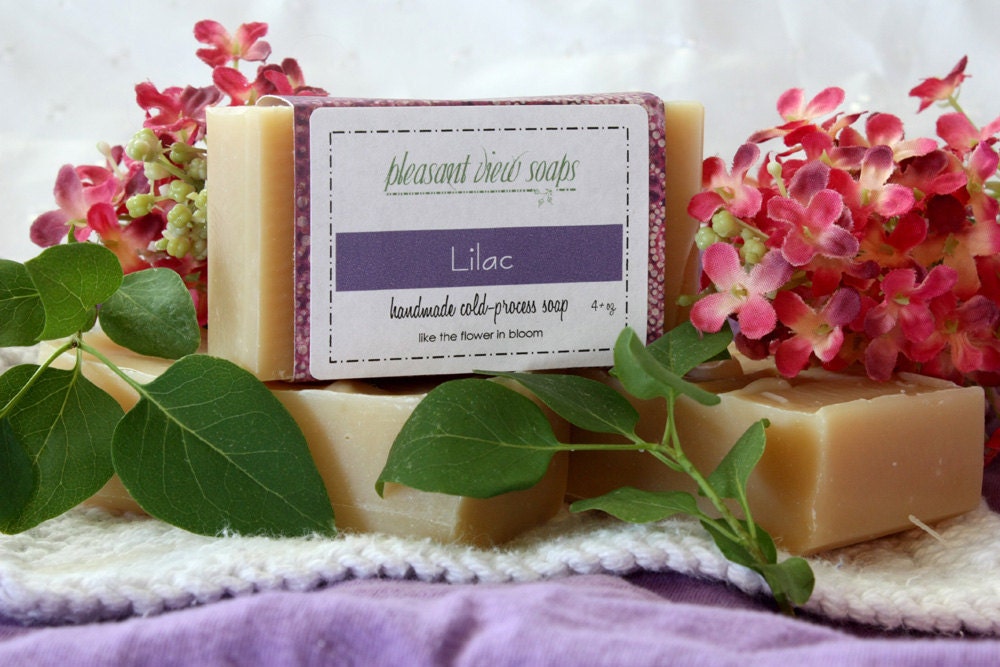 Lilac Handmade Soap Cold-Process Bar