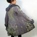 Hand felted merino wool coat Lily of the Valley READY TO SHIP