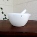 Vintage Coors apothecary mortar and pestle extra large