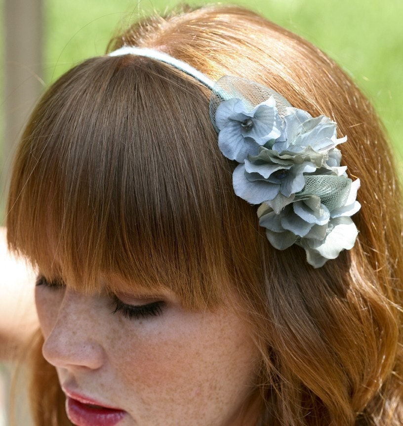 Bouquet of flowers headband, women hair accessory