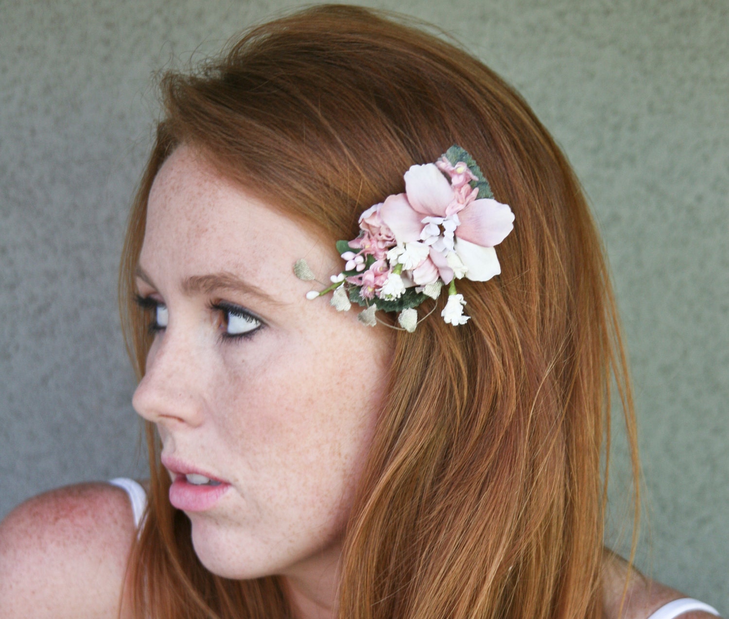 little flower hair clip, hair accessories for hair, wedding hair