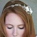 vintage rose and rhinestone wedding tiara, wedding hair acessories