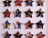Sample NHL Hockey Upcycled 3D Stars - 8X8 inches - Made to Order