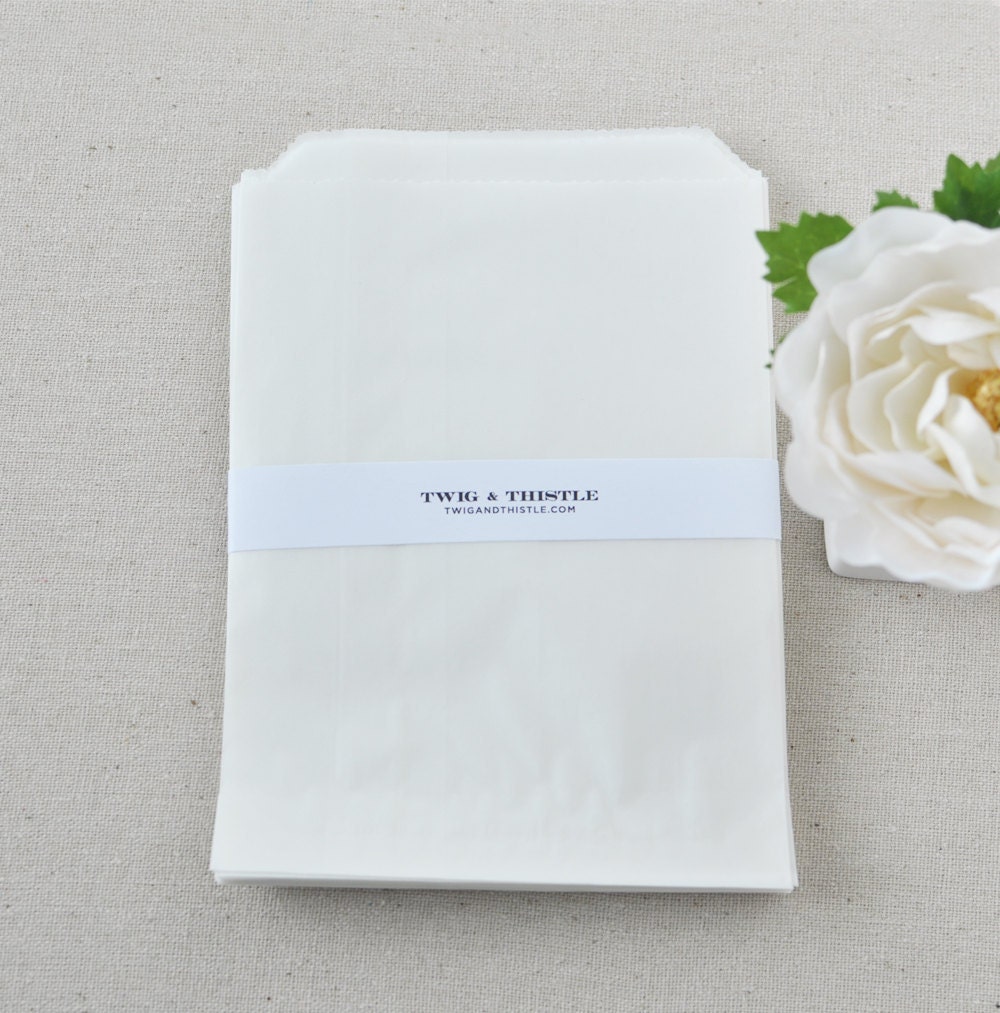 4.75 x 6.75 Glassine Bags - Set of 25
