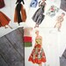 Miniature Fashion Sketches (set of 3)