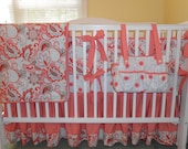Riley Blake Verona in Rouge Made to Order Crib Bedding Set