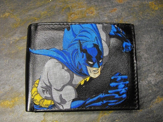 Batman Decorated Leather Wallet