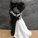 Skeleton Couple Day of the Dead Wedding Cake Topper - 4inches