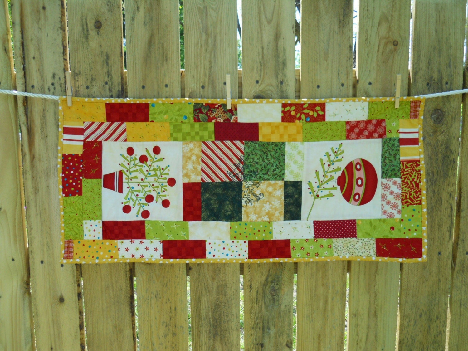 merry Merry Runner Etsy table Table QuiltDailey  christmas Christmas on by runner