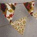 Goldenrod Yellow Folk Pennant Banner Bunting