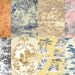 Toile Designs Collage Sheet - Multi Colored ACEO Sized Background Swatches - 2.5 x 3.5 Inches - Digital Download - Printable