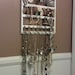 Jewelry Holder,  54-108 Pairs, 20 Jewelry Pegs, Boutique Quality & Design, Cabinet Grade Semi-Gloss White Paint, Maple, Wood, Ready To Ship