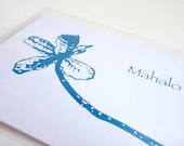 Thank You Card with Hawaiian Tropical Tree Design