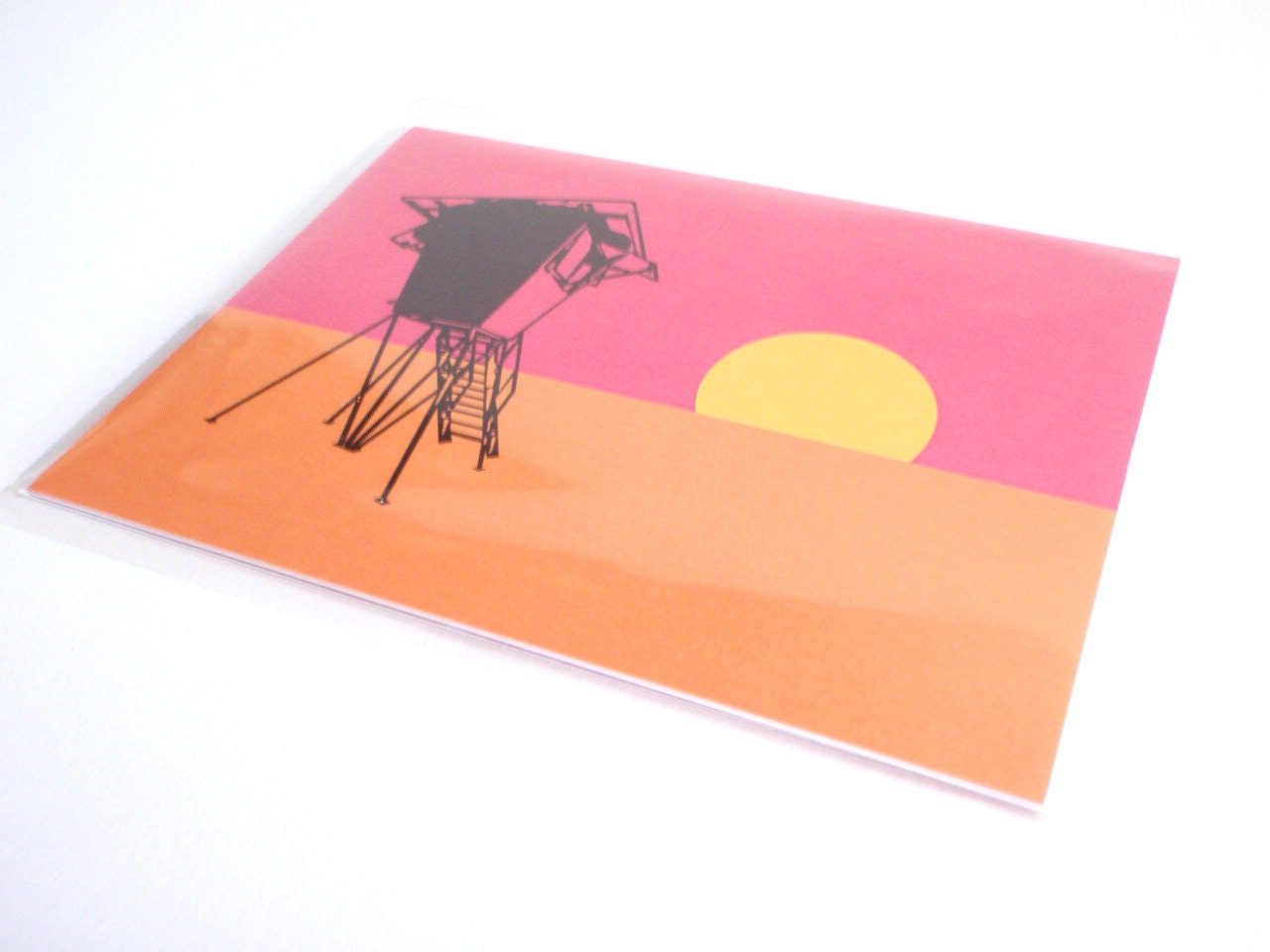 Blank Card with Summer Design