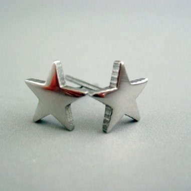 Mens Star Earrings