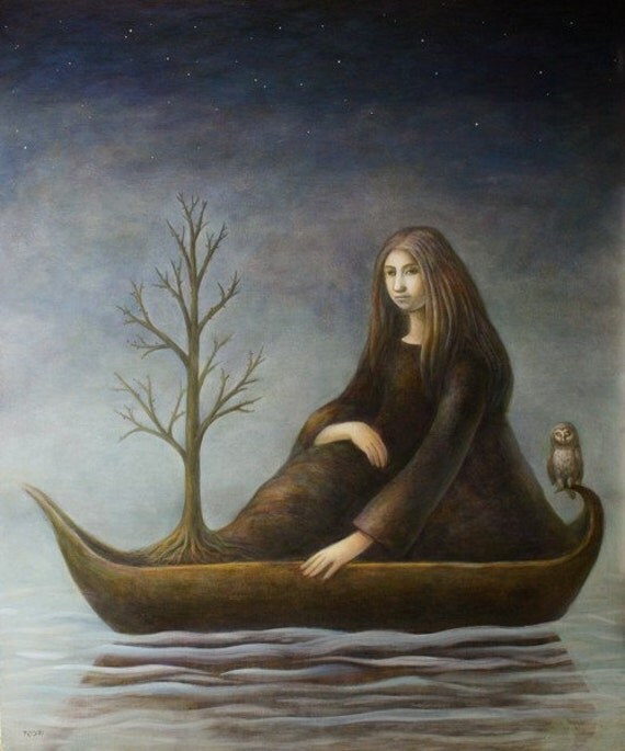 Reserved listing / Original Painting - To the new land