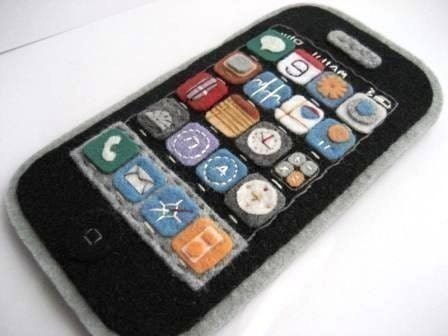SALE - The original one iphone felt case- suitable for iphone 5- ( New and better snug fit)