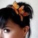 MARISSA - three monarch butterflies headband - bohemian hair accessory
