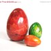 SPRING SALE -3 Days Only- Dragon Egg: Fairy Tale Inspired Wooden Children's Toy, Ruby Red