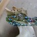 Take three on emerald green wrap bracelet