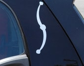 Hearse Landau S Bar/Vinyl Art Car Decal-CHOOSE Any Color
