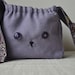 Lavender Linen and Liberty Lapin -Little Lunch Bag -  Petite Storage