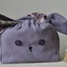 Lavender Linen and Liberty Lapin -Little Lunch Bag -  Petite Storage