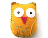 Mini Yellow Owl