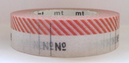 mt ex japanese washi masking tape - number