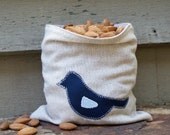 1 Reusable Twitter Sandwich Snack Eco Bag