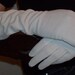 Long White Evening Dress Gloves