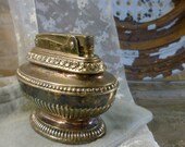 gloriously tarnished ronson queen anne table lighter sg