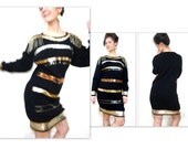 80s Sequin Sweater Dress