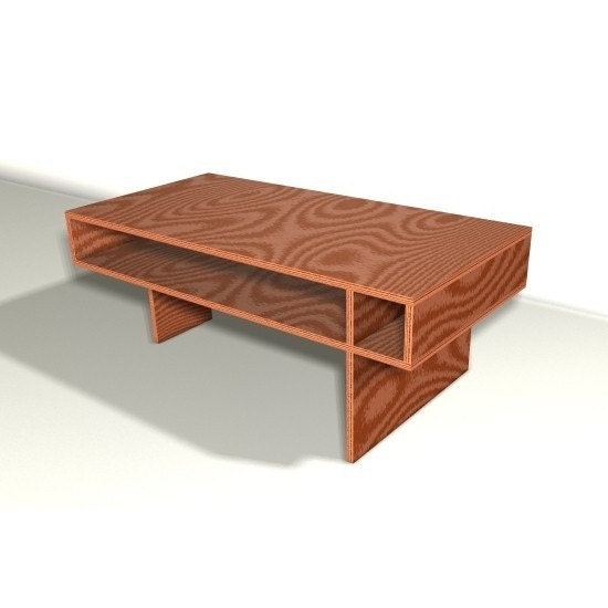 Modern Coffee Table Woodworking Plan