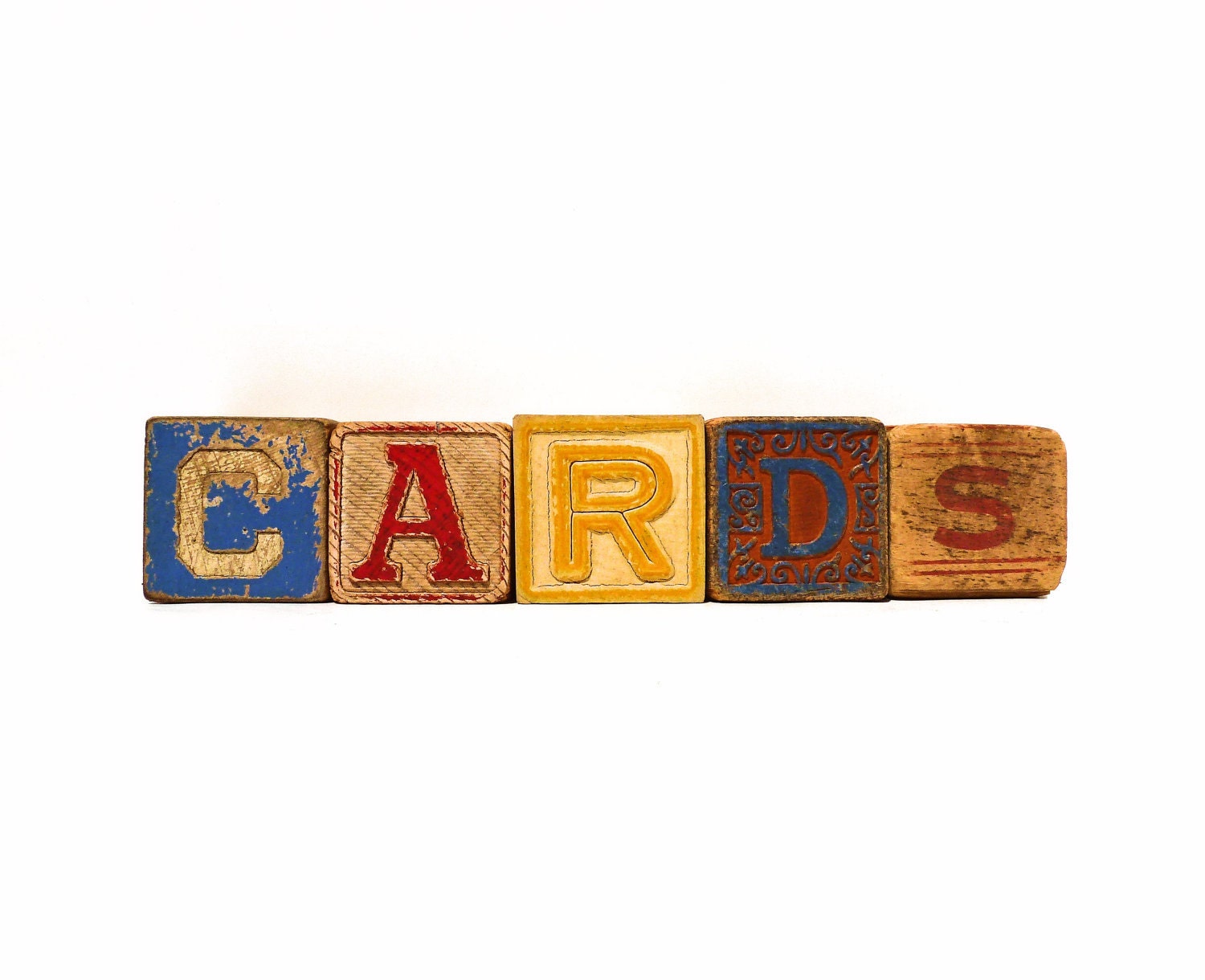 Reception Table Sign - Large Personalized Cards - Wedding or Party Signage in Vintage Letter Blocks - Card, Dessert, Food, Gift, Guest Book
