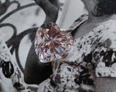 Loose Russian Mineral Diamond Heart Stone Lab  Grown Diamond 3ct
