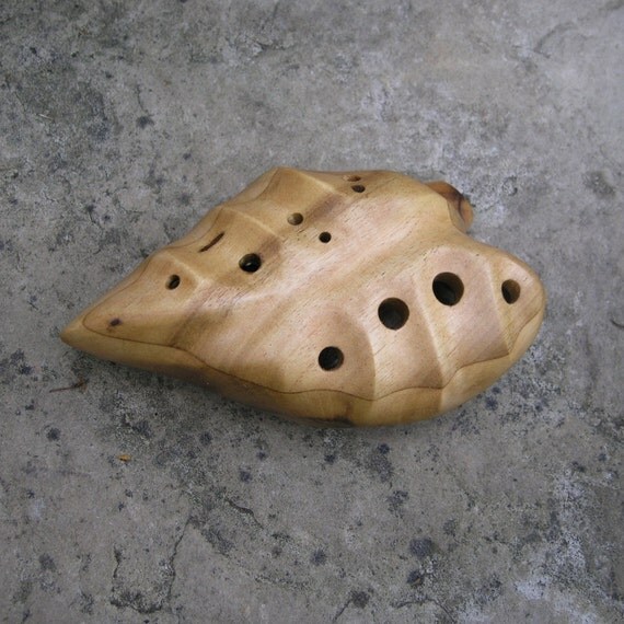 Key of A sharp Bb Leaf design Ocarina by fairyringmushroomco