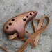 Little Spud Ocarina - Key of High C - 10-hole Chromatic (Donati) - Mahogany