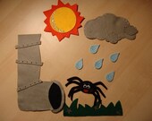 Itsy Bitsy Spider Felt Set