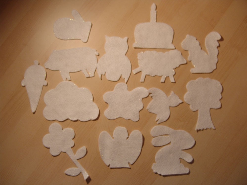 It Looked Like Spilt Milk Felt Set