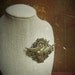 Bird Brooch Pin Brass Steampunk Jewelry Large Swallow