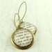 Persuasion by Jane Austen 'I Am Half Agony Half Hope' Literary Quote Earrings - English Literature Book Quote Jewelry