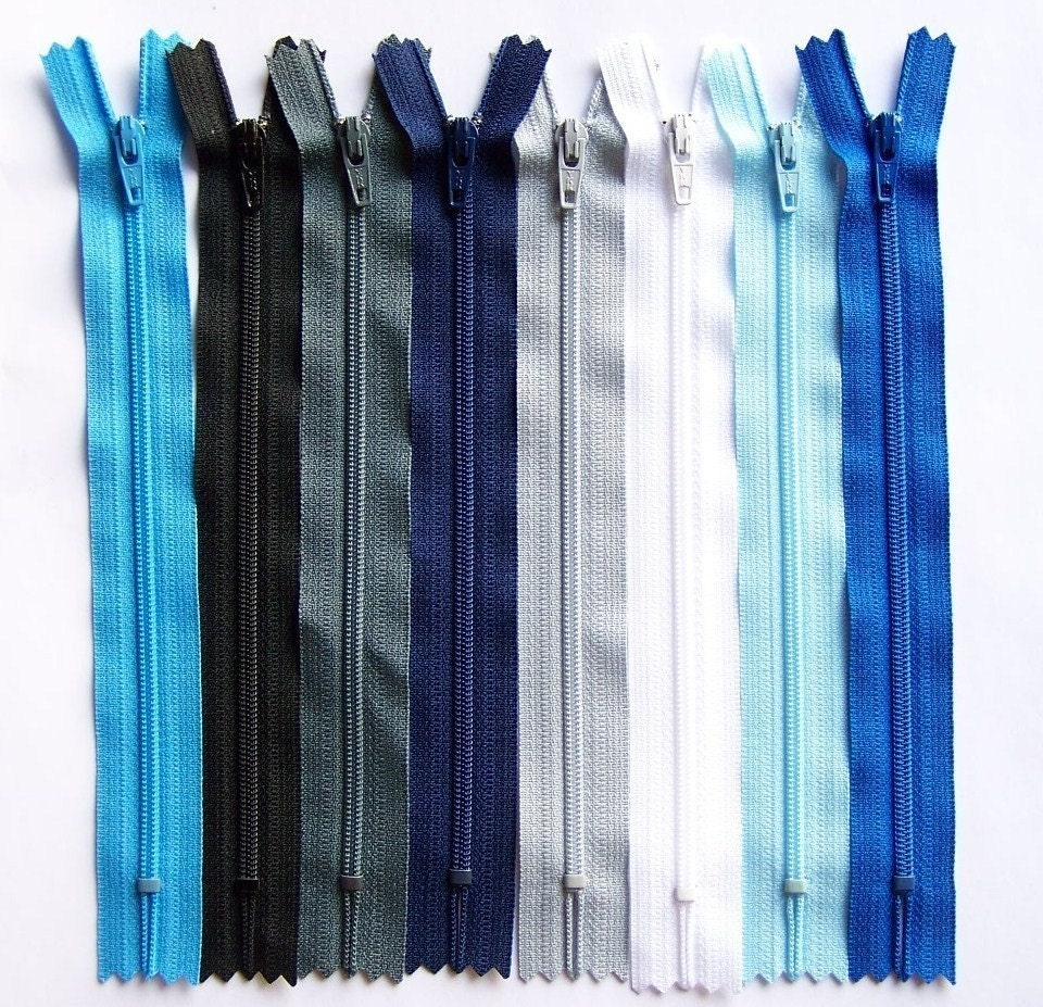 Ykk 7 Inch Zippers Rainy Day 8 Piece Sampler Pack
