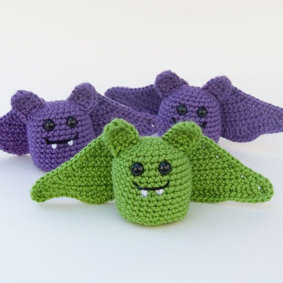 Instant Download Crochet Pattern - Little Amigurumi Bat
