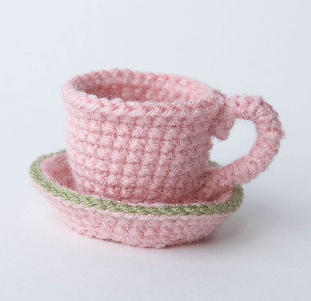 Instant Download Crochet Pattern - My Nana's Tea Set